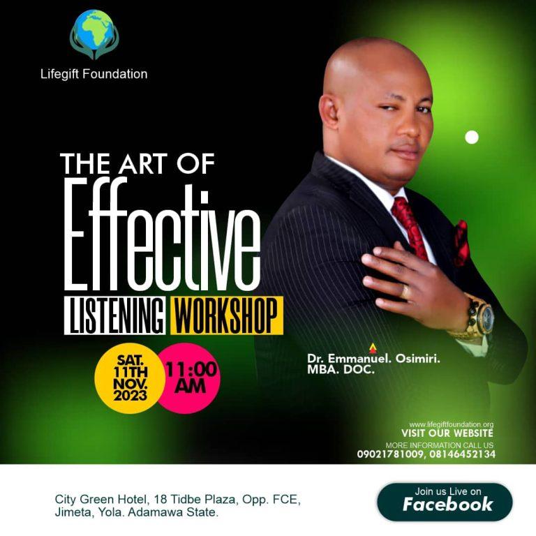 Art of Effective Listening